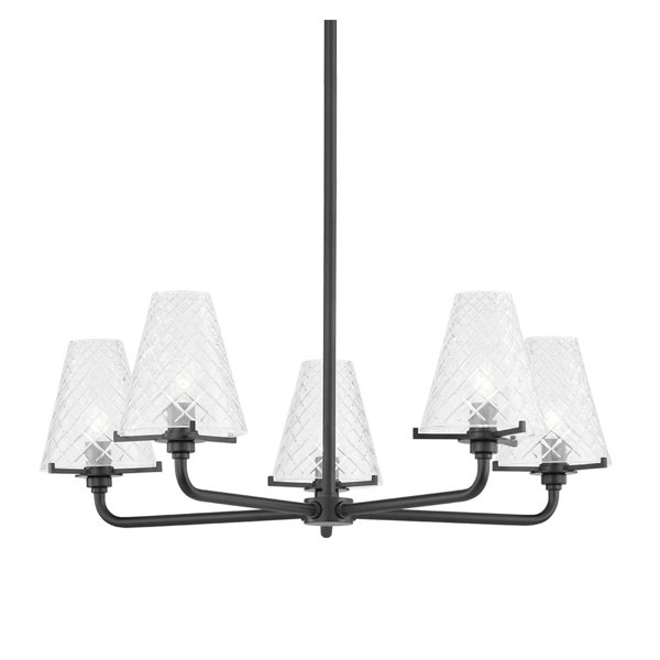 Birch Lane™ Bleu 5 Light Modern Linear Chandelier Wayfair